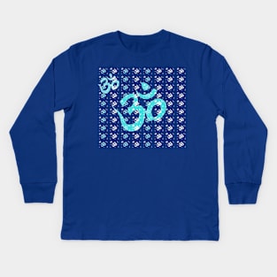 Spiritual Awakening OM Yoga Meditation Kids Long Sleeve T-Shirt